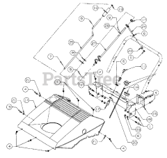 Yard Machines 31AE150-302 - Yard Machines Snow Thrower (1998) (Builder's Square)