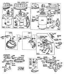 Briggs & Stratton 170702-1237-XX - Briggs & Stratton Vertical Engine Elect Starters,Misc Elect