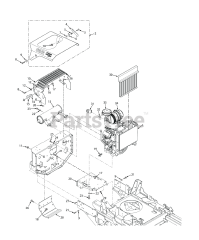 Scag STTII-52V-31BV - Scag Turf Tiger II 52" Zero-Turn Mower, 31hp Vanguard (SN: V6600001 - V6699999) STTII ENGINE &amp; ATTACHING PARTS - LIQUID COOLED (GASOLINE)