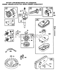 Electrolux/AYP 2034 A59 - Electrolux/AYP Walk-Behind Mower (1995)