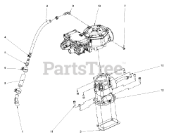 Briggs & Stratton 076131-03 - Briggs & Stratton 35kW Liquid Cooled Home Standby Generator Engine Service Parts - Fuel