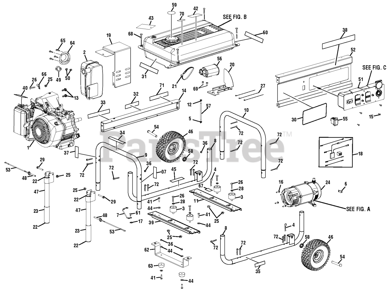 Ariens AR 905011 P (090930317) - Ariens 5,000 Watt Generator, Revision