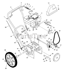 Ariens 932025 (ST 5+2) - Ariens 20" Snow Blower, 5hp Tecumseh (SN: 002000 - 007999)