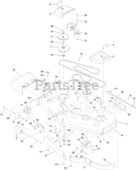 Toro 72523 - Toro 60" GrandStand Multi-Force Stand-On Mower (SN: 411600000 - 999999999) 60 Inch Deck Assembly