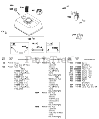 Briggs & Stratton 138437-0140-E1 - Briggs & Stratton Horizontal Engine Fuel System