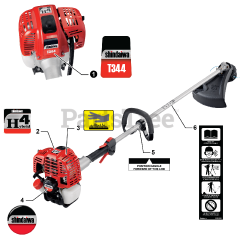 Shindaiwa T 344 - Shindaiwa String Trimmer (SN: T14913001001 - T14913999999)