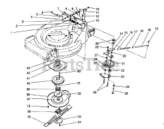 Toro 26624 - Toro Walk-Behind Mower (SN: 008000001 - 008999999) (1988)