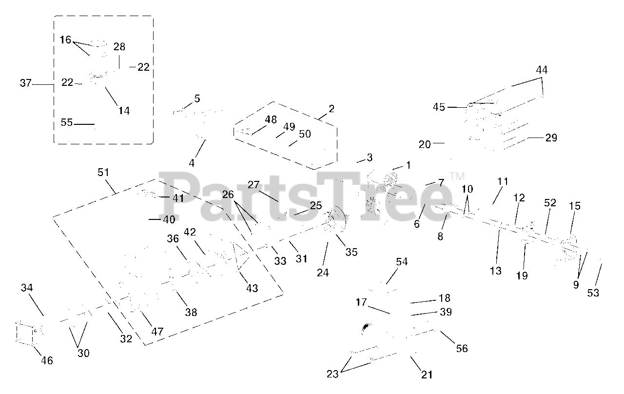 Ryobi RY 52004 A (TP 30) Ryobi Pole Saw Engine Assembly Parts Lookup