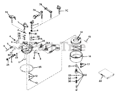Tecumseh CA-631134 - Tecumseh Carburetor