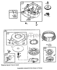 Cub Cadet 933 E (12AE751-100) - Cub Cadet Walk-Behind Mower Engine Sump &amp; Starter (Models 933R &amp; 933E)