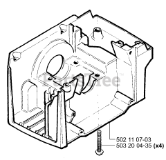 Husqvarna 245 - Husqvarna String Trimmer (2001-01) Crankcase