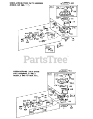 Briggs & Stratton 402437-1015-01 - Briggs & Stratton Horizontal Engine Carburetor Assemblies