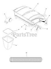 Ferris 5601413 - Ferris 60" Turbo-Pro 2-Bag Hard Top Grass Collection System for IS700