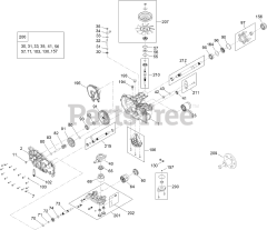 Toro 76440 TA (MR 4800) - Toro 48" Titan Zero-Turn Mower (SN: 417200000 - 417399999) RH Hydro Transmission Assembly No. 147-2861