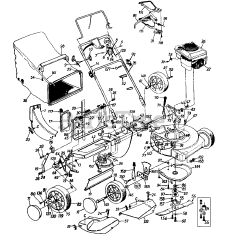 Yard Machines 126-828T000 - Yard Machines Walk-Behind Mower (1996)