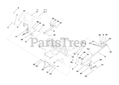 Toro 74271 (Z 550) - Toro 52" Z Master Zero-Turn Mower, Side-Discharge Deck (SN: 280000001 - 280999999) (2008) Steering Control Assembly