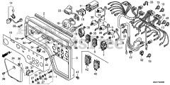 Honda EB4000X AT1 (EBSC) - Honda Generator, Made in China (SN: EBSC-1000001 - EBSC-1499999) CONTROL PANEL (4)