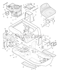 Murray 30575x8A - Murray 30" Rear-Engine Riding Mower (1996)