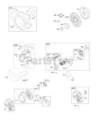 Briggs & Stratton 15T205-0165-F8 - Briggs & Stratton Horizontal Engine