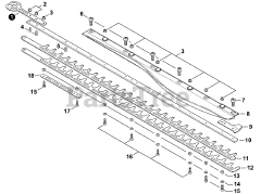 Echo HCS-4020 - Echo Hedge Trimmer (SN: T86614001001 - T86614999999)