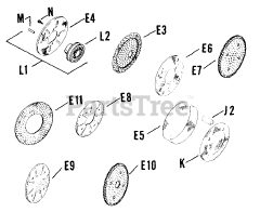 Kohler K241-46754 - Kohler K-Series Engine, Made for International Harvester, 10hp, 7.5kW Flywheel (Cont.) 02090125130