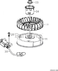Subaru Robin EA190VS5030 (EA190V) - Subaru Robin Engine 700 Electric Device