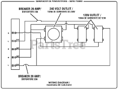 PowerStroke PS 5000 - PowerStroke 5000 Watt Generator Wiring Diagram