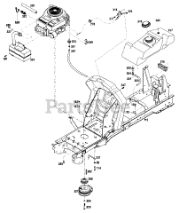 Cub Cadet 1405 (13A-145F100) - Cub Cadet Garden Tractor