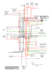 Scag STS60-21BV - Scag Turf Storm Spreader/Sprayer, 21hp Vanguard (SN: R9500001 - R9599999) STS ELECTRICAL SCHEMATIC