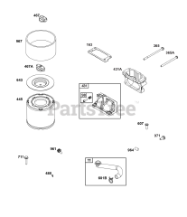 Briggs & Stratton 386447-0415-H7 - Briggs & Stratton Horizontal Engine