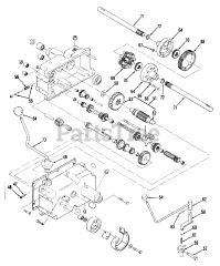 Toro 01-10K802 (C-105) - Toro Garden Tractor (1981) Mechanical Transmission-8 Speed 2