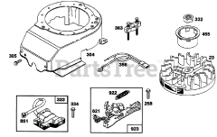 Toro 20433 - Toro Walk-Behind Mower (SN: 039000001 - 039999999) (1993) Engine Briggs  Stratton Model 122702-3171-01 6