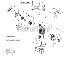 Poulan P 4018 (952802151) - Poulan Chainsaw (2012-01)