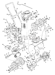 Lawn-Boy 1920 - Lawn-Boy Snow Thrower (SN: 400000001 - 499999999) (1964) Model 1920 Snow-Blower Parts List