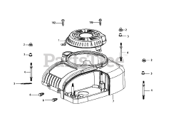MTD 4P90JUB - MTD Engine 4P90JUB Engine Shroud