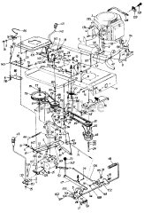 MTD 130-784G - MTD Lawn Tractor (1990)
