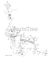 Jonsered LT 2218 A (960410058-01) - Jonsered Lawn Tractor (2009-02) STEERING