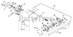 Ariens 932105 (ST 8526 LE) - Ariens 26" Snow Blower, 8.5hp Tecumseh (SN: 000101 & Above) Gear Case And Impeller