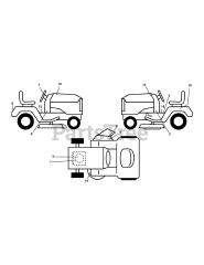 Murray 42L15G60X8A (960120078) - Murray 42" Lawn Tractor, 15.5hp (2010)
