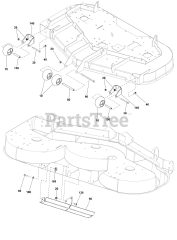 Ferris ISX 3300 (5902066) - Ferris ISX3300 Series 60" Zero-Turn Mower, 31hp Kawasaki 60" Mower Deck Group - Rollers