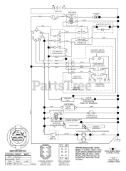 Husqvarna YTH 2146 XP (960430029-00) - Husqvarna 46" Yard Tractor (2006-12) Schematic