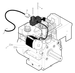 Yard King 633124x89C - Yard King 33" Snow Thrower (2001) Electric Start Assembly