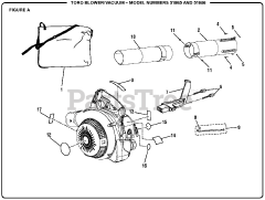 Toro 51986 - Toro Powervac Blower Vacuum (SN: 312000001 - 999999999)