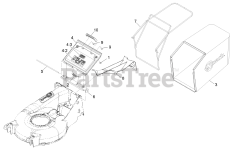 Exmark ECXHN21 - Exmark 21" X-Series Walk-Behind Mower, Honda GXV (SN: 000920000 - 000999999) (2011)