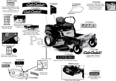 Cub Cadet RZT-L42 KH (17BRCACS010) - Cub Cadet 42" RZT Zero-Turn Mower, Kohler (2016)