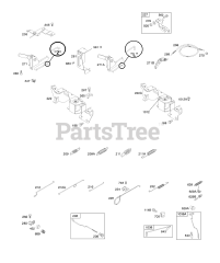 Briggs & Stratton 350442-0002-01 - Briggs & Stratton Horizontal Engine Controls, Governor Spring