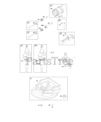 Briggs & Stratton 9M902-0112-E1 - Briggs & Stratton Vertical Engine Camshaft, Crankcase Cover/Sump, Crankshaft, Piston/Rings/Connecting Rod