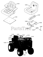 Toro 61-16OS01 (D-160) - Toro Lawn Tractor (1976)