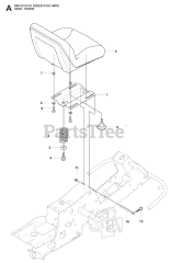 Husqvarna R 16 C AWD (966830301) - Husqvarna Swedish Riding Mower (2008-04) SEAT