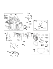 Briggs & Stratton 44N677-0053-B1 - Briggs & Stratton Vertical Engine Cylinder Group
